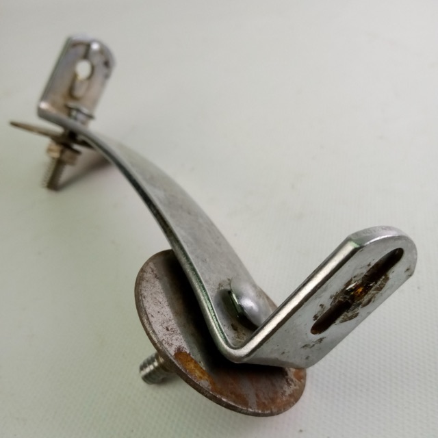 Gretsch Rail Mount Bass Drum/Tom Base Attachment Walberg&Auge Chrome Vintage 50s — main photograph