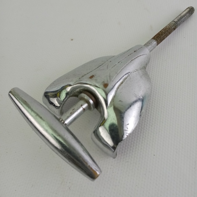 Gretsch Bass Drum Tension Rod/Claw Round Badge Chrome Vintage RB 3 3/4" 60s* — main photograph