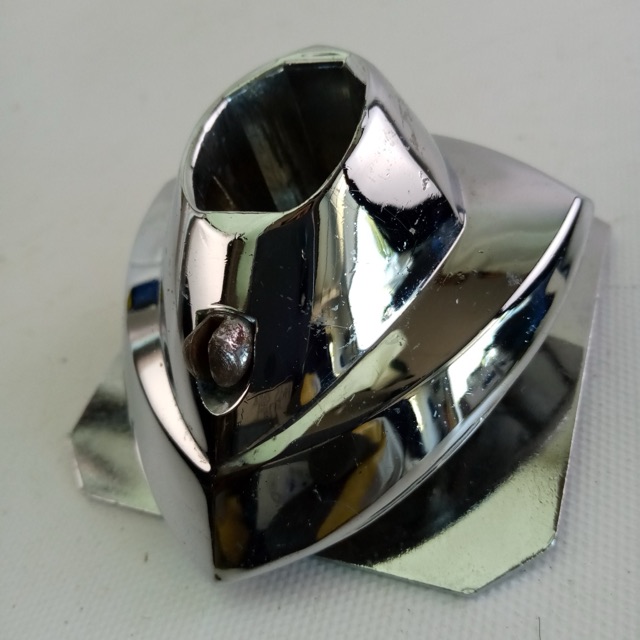 Premier Single Ratchet Tom Post Arm Receiver Mount #389-50 Bass Drum Chrome 60s — main photograph