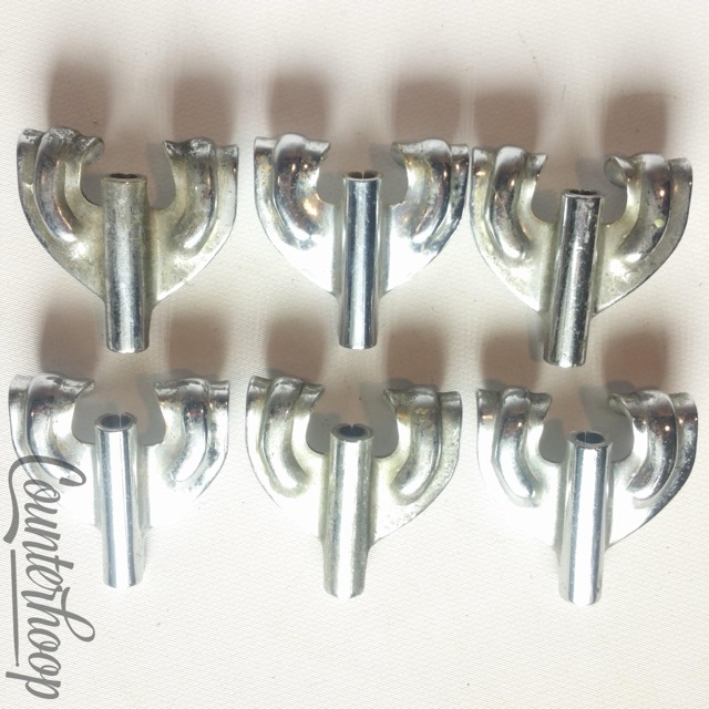 Slingerland 6x Radio King Bass Drum Tension-Rod-Claws Chrome Vintage 40s-50s* — main photograph