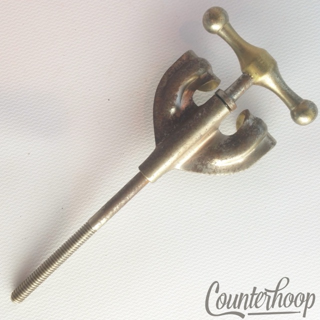 Slingerland Radio King Bass Drum Tension T-Rod+Claw Nickel USA Vintage 40s-50s* — main photograph