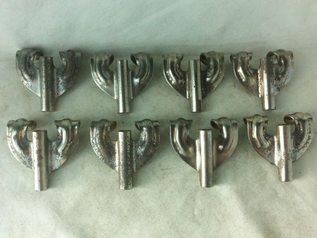 Slingerland 8x Radio King Bass Drum Tension-Rod-Claws Nickel Vintage 30s-40s* — main photograph