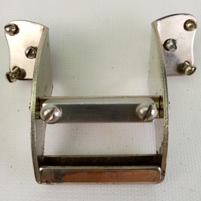 Slingerland Radio King Snare Drum 3Point Butt Gate Bracket Nickel Vintage40s-50s — main photograph