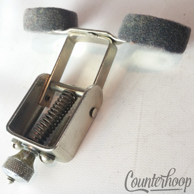 Slingerland Double-Cup Chrome Muffler Snare/Tom Drum Radio King Vintage 50s USA — main photograph
