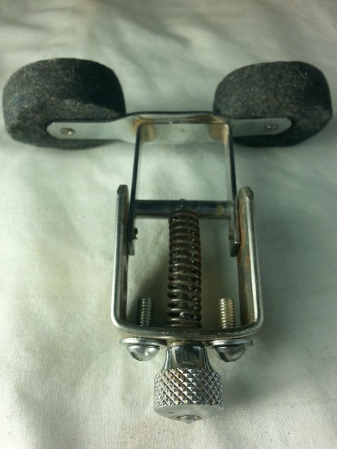 Slingerland Double-Cup Muffler Snare/Tom Drum Chrome Vintage Coarse Knob 50s* — main photograph