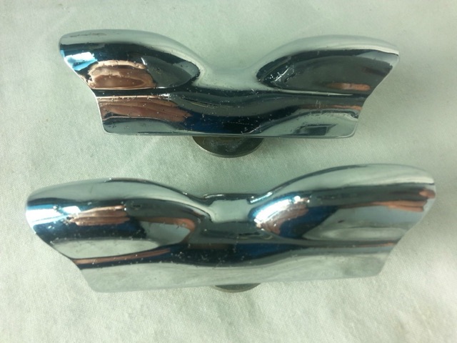 Premier Olympic Beverley 2x Snare Drum Lugs Chrome Vintage 70s England 6000* — main photograph