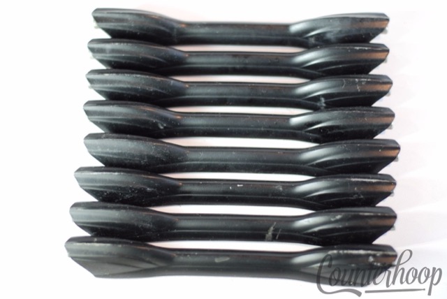 Premier 8x Bass Drum Lugs Black Powder-Coated Vintage 70s Marching/Tenor Tom — main photograph