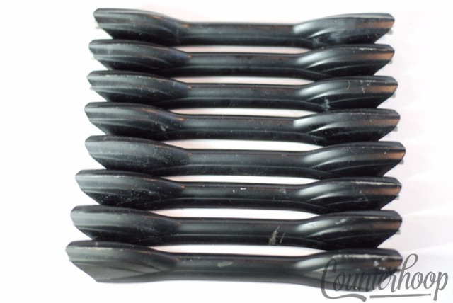 Premier 8x Bass Drum Lugs Black Powder-Coated Vintage 70s Marching/Tenor Tom — main photograph
