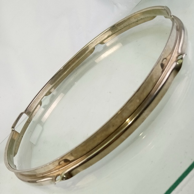 Ludwig 14"NOB Triple-Flange Pioneer Snare Drum Resonant Nickel-BRASS Rim/Hoop 6L — main photograph