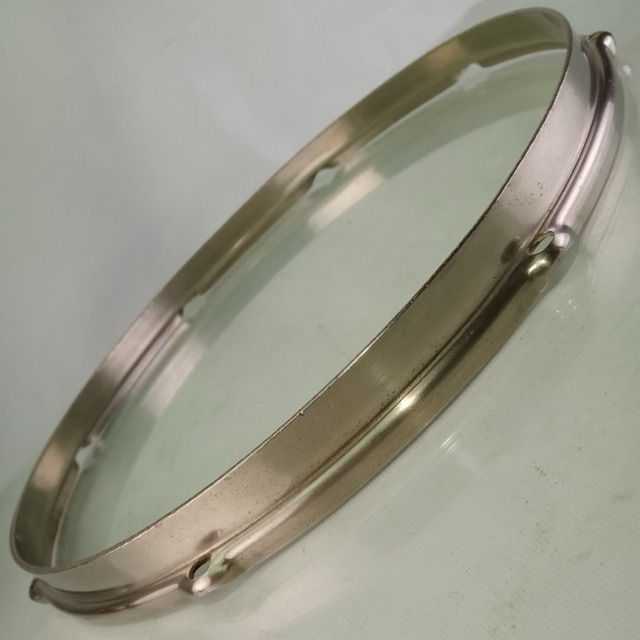 Slingerland Radio King/Artist 14"Snare Drum/Tom Batter Nickel-Brass Rim/Hoop NOB — main photograph