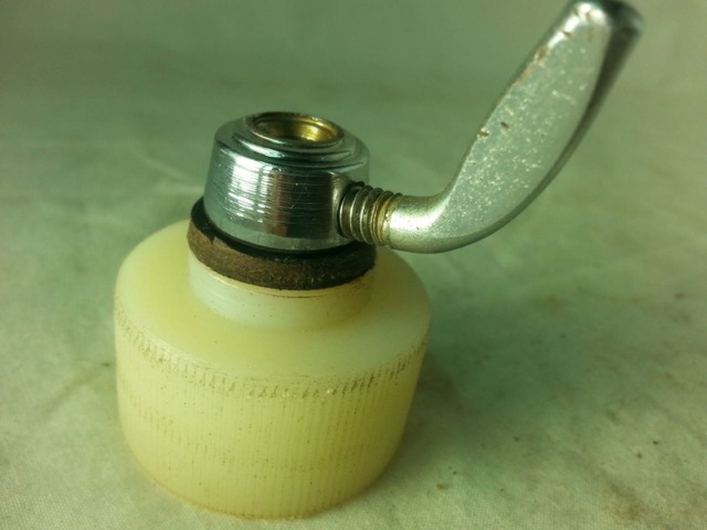 Premier Hi-Hat Cymbal Stand Clutch Diamond Chrome/Plastic Vintage 60s England* — main photograph