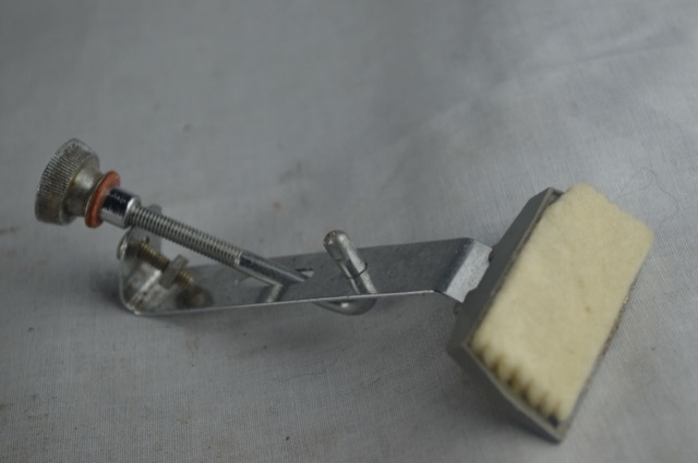 Premier Snare/Tom Drum Muffler Chrome Vintage 70s Made in England White Felt* — main photograph