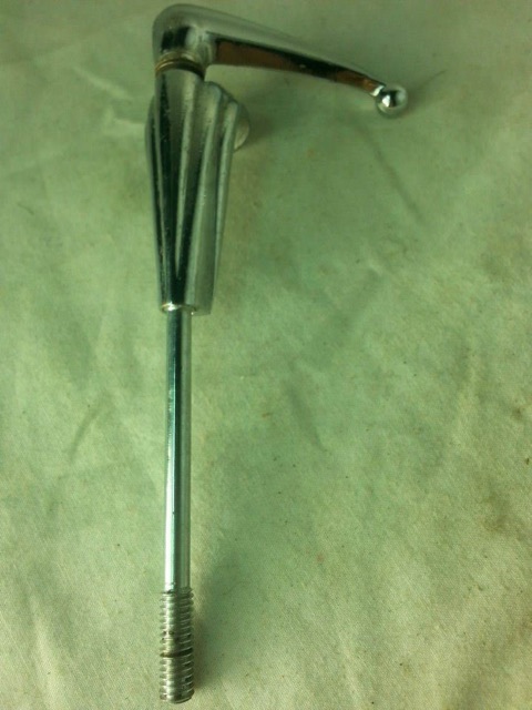 Premier 1x Bass Drum Tension T-Rod/Claw Diamond Chrome England Vintage 50s-60s* — main photograph