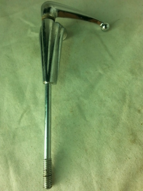 Premier 1x Bass Drum Tension T-Rod/Claw Diamond Chrome England Vintage 50s-60s* — main photograph