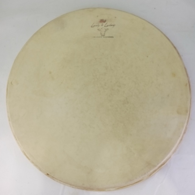 Leedy&Ludwig 14" Batter Calf Skin Snare/Tom Drum Standard Hardwhite Head Vintage — main photograph