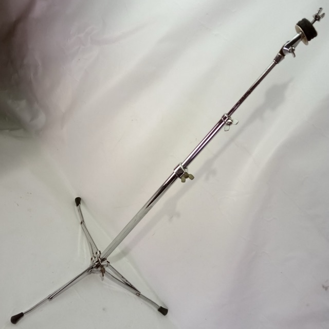 Ludwig 1400 Model Cymbal Stand Flat-Base Vintage 60s-70s Chrome Flush Based USA — main photograph