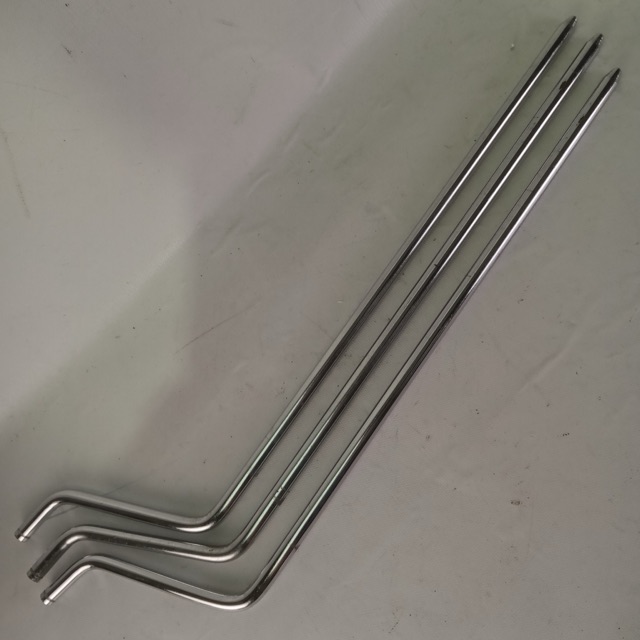 Premier 3x Floor Tom Drum Legs 3/8"9.5mm Vintage 60s Elite Diamond Chrome Set UK — main photograph