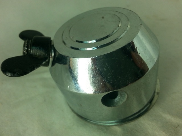 Hayman Floor Tom Drum Leg Mount Chrome Vintage 60s England 1 11/16" Complete* — main photograph