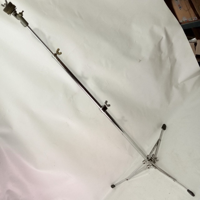 Ludwig Flat-Base 1400 Model Cymbal Stand Vintage 60s-70s Chrome Flush Based USA — main photograph