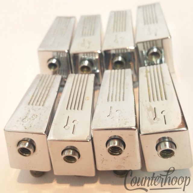 Sonor 8x Phonic Bass/Tom/Floor Drum Lugs Chrome Vintage 60s Super Champion Set* — main photograph
