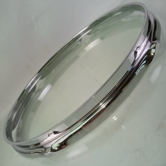 Ludwig 12"Tom Drum Rim/Hoop Triple-Flange Chrome Super Classic Chicago Vintage60 — main photograph