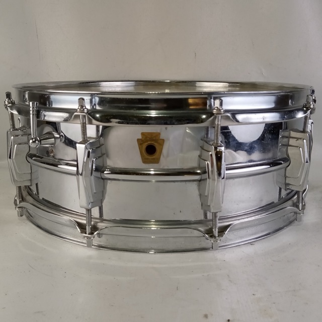 Ludwig COB Supraphonic 14x5"Snare Drum+Brass Rim Vintage 60s Pre-Serial Keystone — main photograph