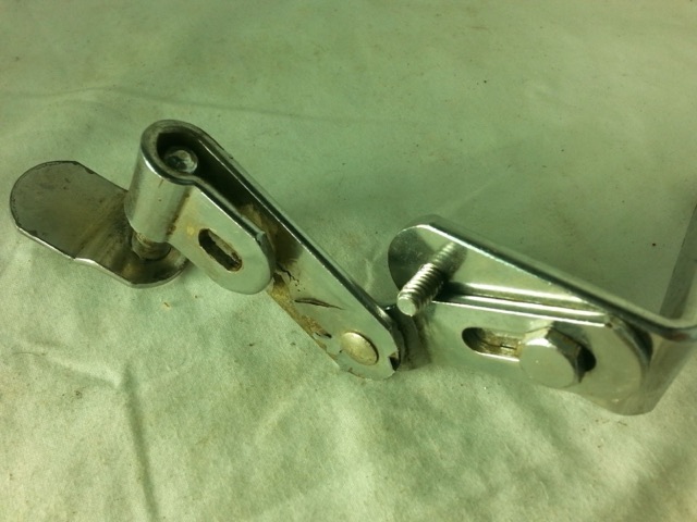 Rogers Clamp-On Bass Drum Tom Mount Clip Arm Rare Swivomatic Cleveland USA 60s* — main photograph