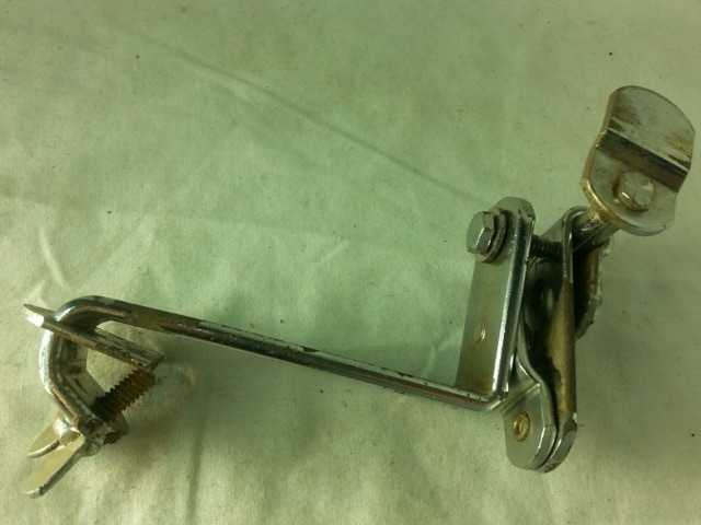 Rogers Clamp-On Bass Drum Tom Mount Clip Arm Rare Swivomatic Cleveland USA 60s* — main photograph