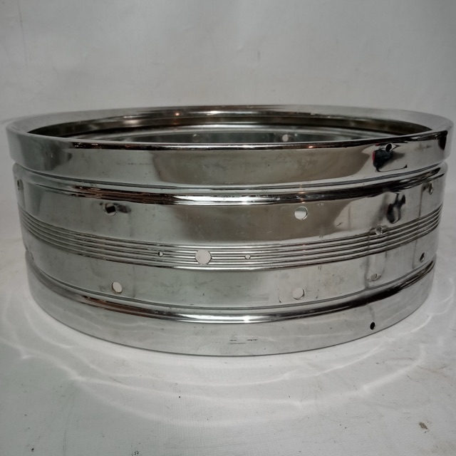 Rogers Dyna-Sonic Snare Drum Shell 5x14" Chrome Over Brass COB 10Lug Vintage 60s — main photograph