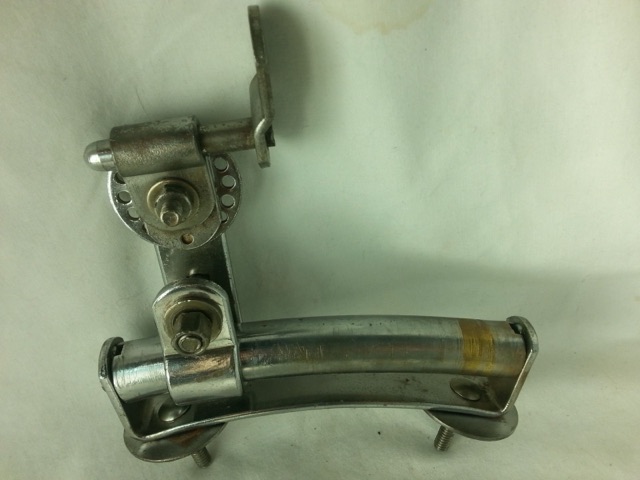Gretsch Rail Mount Bass Drum Clip Tom Arm Walberg&Auge W&A USA Vintage 60s 4 1/2 — main photograph