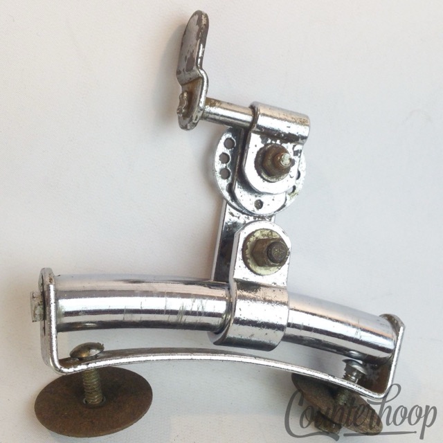 Gretsch Rail Mount Bass Drum Clip Tom Arm Walberg&Auge W&A USA Vintage 50s 4 1/2 — main photograph