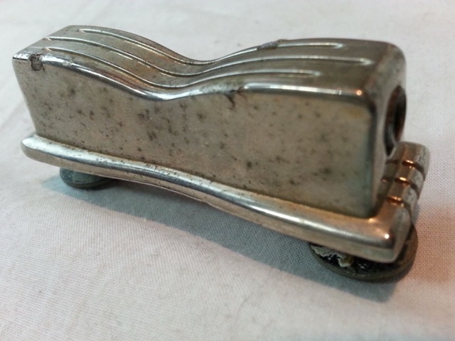 Ludwig WFL 1x Bow-Tie Snare/Tom Drum Lug Nickel Bowtie 50s-60s Vintage USA *G* — main photograph