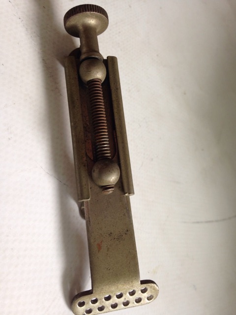 Slingerland Marching Parade Snare Drum Strainer 2 7/16" Nickel Vintage 50s* — main photograph