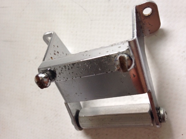 Slingerland Artist Snare Drum Extension Butt Plate Chrome Vintage 60s-70s* — main photograph