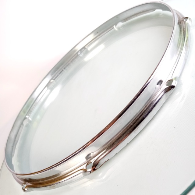 Slingerland 15"10-Lug TDR-100 Snare Drum Batter Rim/Hoop Stick-Saver Vintage 70s — main photograph