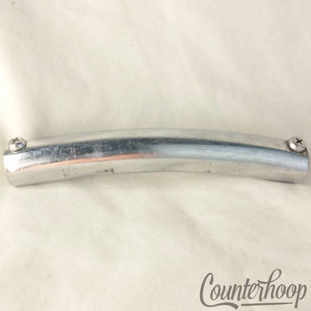 Pearl Rail Mount Slider Tube Bass Drum Part Japan Chrome 60s Star 5 3/4" Long* — main photograph