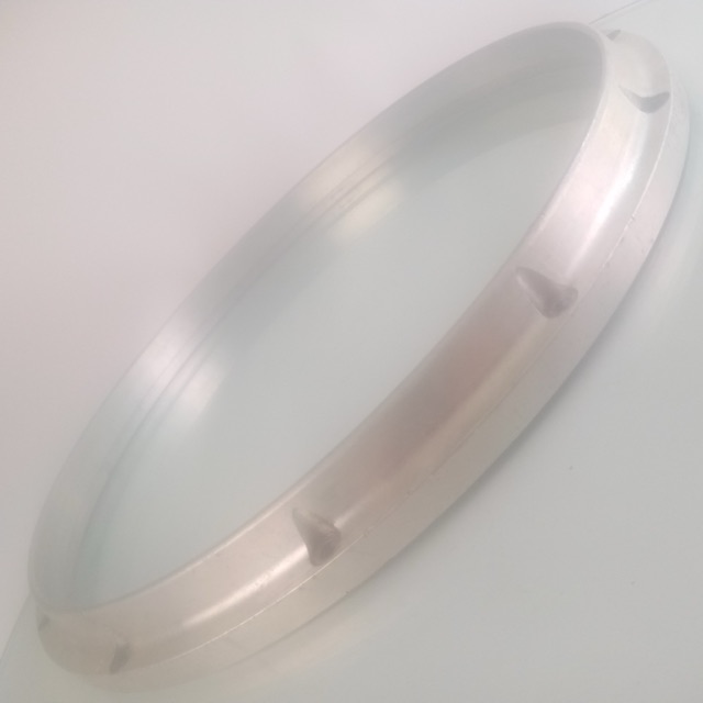 Pearl 14"Die-Cast 12-Lug Championship FFX Snare Drum Batter Rim/Hoop Aluminum'01 — main photograph