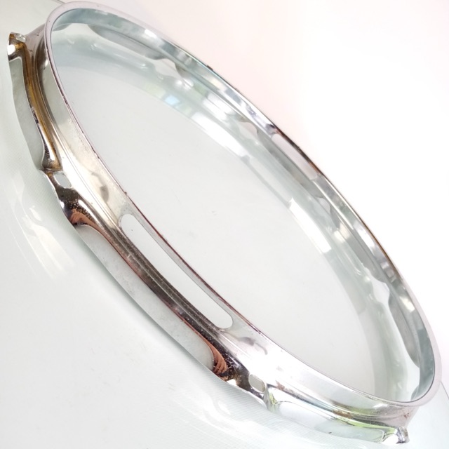 Ludwig 14"10Lug Supraphonic 1.6mm Snare Drum Resonant Rim/Hoop Vintage60s-70s US — main photograph