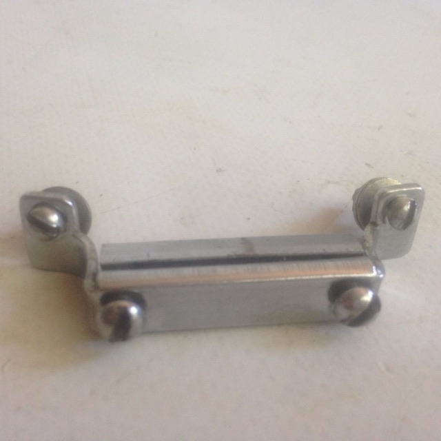 Slingerland Radio King Student Butt Plate Chrome Vintage 60s Snare Drum Parts* — main photograph