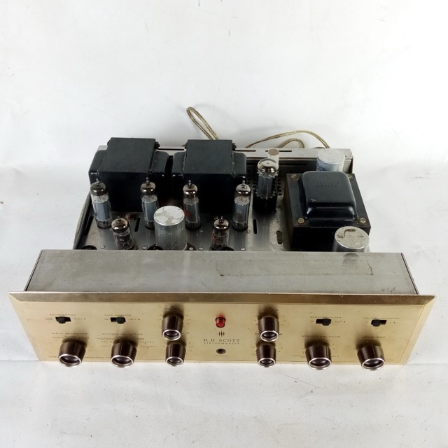 HH Scott 222C Stereo Tube Amp Setereomaster Preamp Recapped=Restored 20W 60s — main photograph