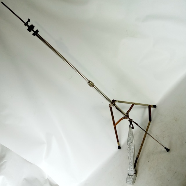 Slingerland "Krupa" #836 Hi-Hat Cymbal Stand Pedal Vintage 50s Epic/Sock Nickel — main photograph