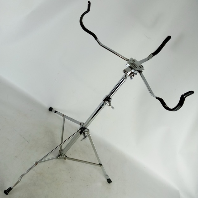 Ludwig Snare Drum Stand #1355 Atlas Single-Braced Chicago USA Vintage 70s Chrome — main photograph