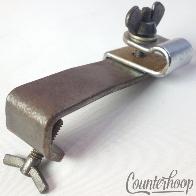 Ludwig Adjustable Cymbal L-Arm Rod Receiver Clamp-On Bass Drum Hoop Mount 30s* — main photograph