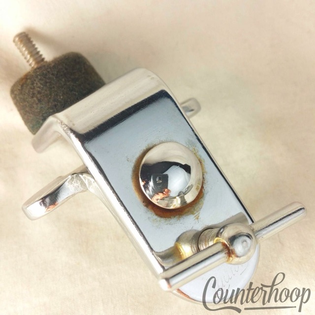 Ludwig Clamp-On Bass Drum Cymbal Mount Chrome Vintage 30s USA Early American* — main photograph
