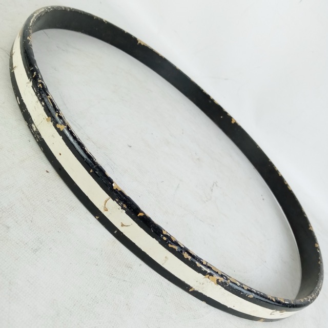 Leedy 16"x1 1/16"Tenor/Floor Tom Drum Hoop/Rim Marching Snare Batter Vintage 40s — main photograph