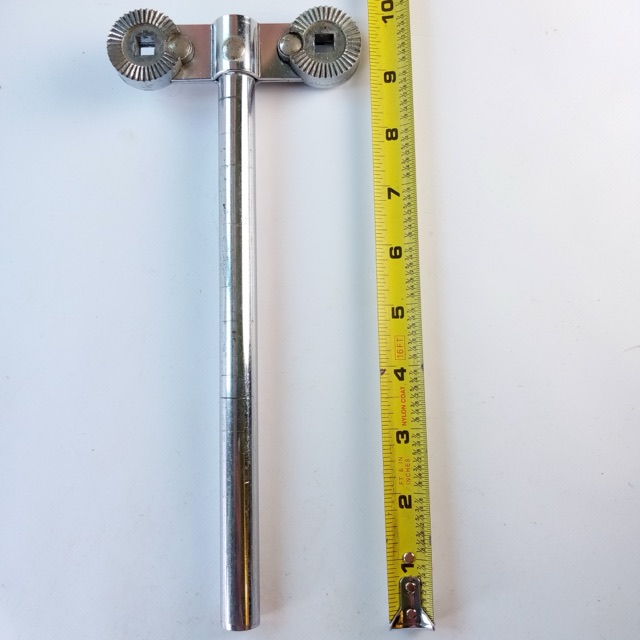 Ludwig Double Tom Drum Mount #S230 Uni-Sphere Standard Vintage 60s USA 5/8"Tube — main photograph