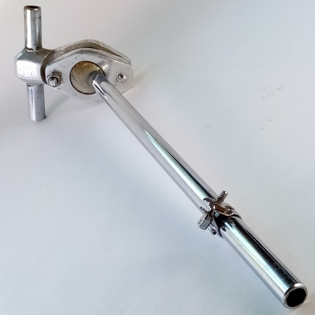 Slingerland 1968 Set-O-Matic Double-Tom Drum Arm Post Mount Vintage 60s Aluminum — main photograph