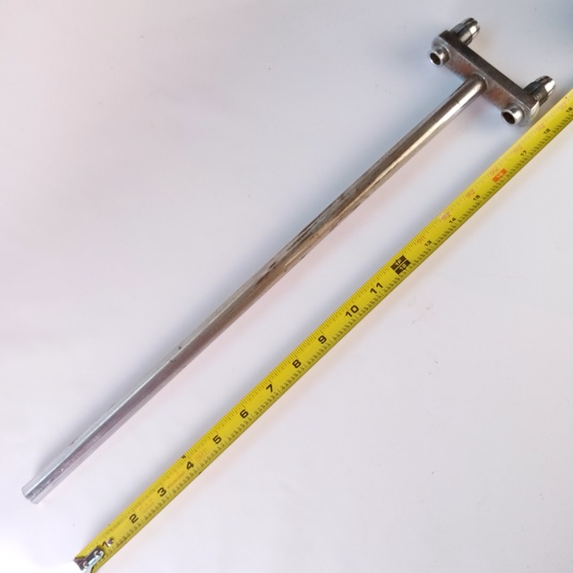 Rogers Swivomatic Double Tom L-Arm Holder Bass Drum Mount Holiday/Powertone USA — main photograph
