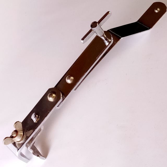 MIJ Chrome Bass Drum Muffler Clamp-On External Tone Control Part Japan Vintage60 — main photograph