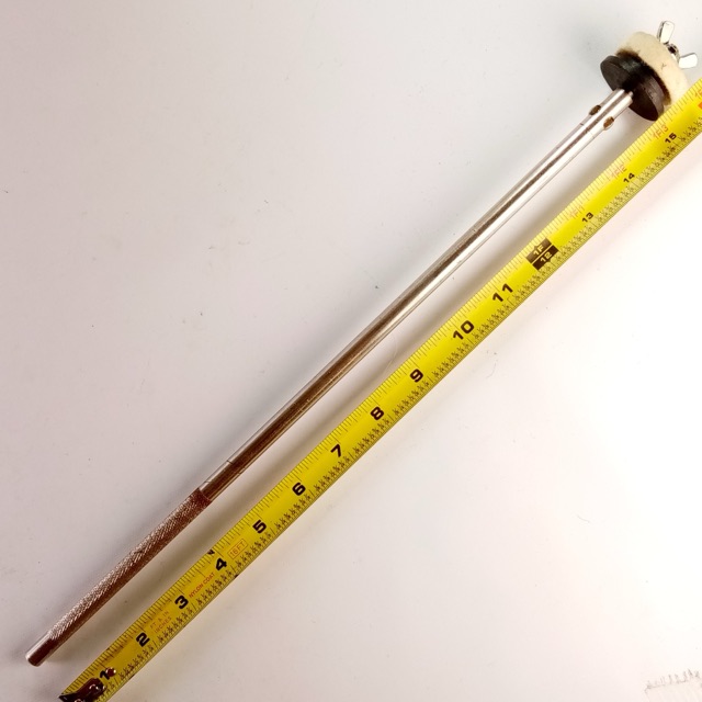 Ludwig 3/8" x16" Straight Cymbal Arm Disappearing Rod Nickel Bass Drum Mount WFL — main photograph